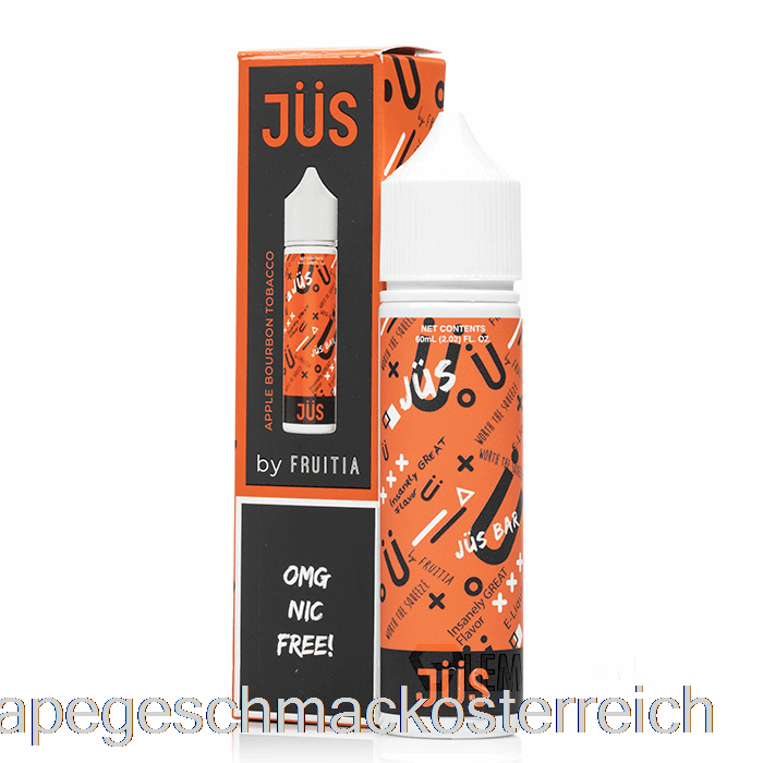 Apfel-Bourbon-Tabak – Jus E-Liquid – 60 Ml, 0 Mg Vape-Geschmack